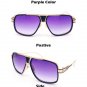 2017 New Fashion Big Frame Sunglasses Men Square Fashion Glasses for Women High Quality Retro Sun Gl