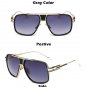 2017 New Fashion Big Frame Sunglasses Men Square Fashion Glasses for Women High Quality Retro Sun Gl