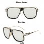 2017 New Fashion Big Frame Sunglasses Men Square Fashion Glasses for Women High Quality Retro Sun Gl