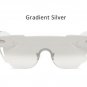 Candy Color Rimless Shield Sunglasses