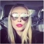 TSHING Fashion Cat Eye Sunglasses Women Brand Designer Metal Frame Vintage Mirror Cateye Sun Glasses