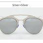 TSHING Fashion Cat Eye Sunglasses Women Brand Designer Metal Frame Vintage Mirror Cateye Sun Glasses
