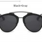TSHING Fashion Cat Eye Sunglasses Women Brand Designer Metal Frame Vintage Mirror Cateye Sun Glasses