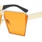 ROYAL GIRL New brand designer Mirrored Glasses Shield style Sunglasses Women Vintage Oversize Sun gl