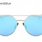 Women Cat eye Optical Glasses Frame 2017 New Brand Design Mirror Rose Gold Clear Cateye Sunglasses F