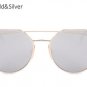 Women Cat eye Optical Glasses Frame 2017 New Brand Design Mirror Rose Gold Clear Cateye Sunglasses F