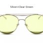 Clear Pink Aviation Sunglasses