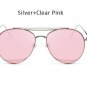 Clear Pink Aviation Sunglasses