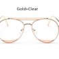 Clear Pink Aviation Sunglasses