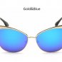 Vintage Cat Eye Women Sunglasses Fashion Ladies Cateye Mirror Sun Glasses