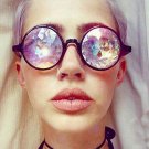 Fashion Round Colorful Kaleidoscope Sunglasses Women Men Celebrity Party Designer Eyewear Unique Kal