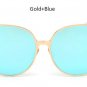 New Oversized Cat Eye Mirrored Sunglasses Women Fashion Shades Cateye Sun glasses