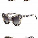 ROYAL GIRL 2017 New Sexy Chunky Cat eye Sunglasses Oval Acetate Sun Shades Chic Lady ss204