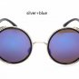 Steampunk Men\'s Vintage Round Sunglasses Men Women Brand Designer Retro Steam Punk Circle Mirror Su