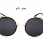 Steampunk Men\'s Vintage Round Sunglasses Men Women Brand Designer Retro Steam Punk Circle Mirror Su
