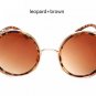 Steampunk Men\'s Vintage Round Sunglasses Men Women Brand Designer Retro Steam Punk Circle Mirror Su