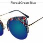 Vintage Cat Eye Sunglasses Women Brand Designer Mirror Retro Circle Sun Glasses