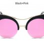 Vintage Cat Eye Sunglasses Women Brand Designer Mirror Retro Circle Sun Glasses