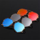 TSHING 2016 New Women Sunglasses Fashion Brand Designer Twin-Beam Aviation Mirror Flat Panel Lens Su