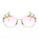 ROYAL GIRL Round Women Sunglasses Butterfly embellished Frame Glasses ss024