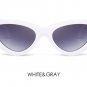 Fashion Cute Cat Eye Sunglasses Women Ladies Vintage Brand Designer Clear Lens Elegant Cateye Sun Gl