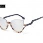 ROYAL GIRL Brand Designer Semi-Rimless Pointed Cat Eye Sunglasses Women vintage Sun glasses Mirror S