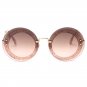 ROYAL GIRL Round Rimless Sunglasses Women Vintage Sun Glasses Women Female Brand Design Mirrored Len