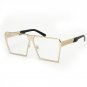 ROYAL GIRL Metal Unique Sunglasses Women Square Vintage retro ombre lens 2017 summer Fashion Glasses