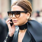 Women Sunglasses Brand Designer Classic Super Star Kim Kardashian celebrity Flat Top Shades Sun Glas