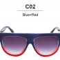 Women Sunglasses Brand Designer Classic Super Star Kim Kardashian celebrity Flat Top Shades Sun Glas