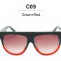 Women Sunglasses Brand Designer Classic Super Star Kim Kardashian celebrity Flat Top Shades Sun Glas