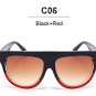Women Sunglasses Brand Designer Classic Super Star Kim Kardashian celebrity Flat Top Shades Sun Glas
