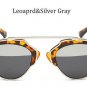 Classic Rose Gold Cat Eye Sunglasses Women Brands Designer Fashion Summer Cateye Pink Mirror Sun Gla