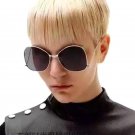 TSHING 2017 New Stylish Butterfly Sunglasses Women Fashion Pink Mirror Sun Glasses Clear Optics Fram