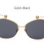 TSHING 2017 New Stylish Butterfly Sunglasses Women Fashion Pink Mirror Sun Glasses Clear Optics Fram