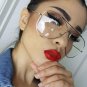 Aviation Metal Frame Sunglasses Female Classic Optics Eyeglasses Transparent Clear Lens Women Men gl
