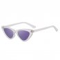 Winla Fashion Design Cat Eye Sunglasses Women Sun Glasses Mirror Gradient Lens Retro Gafas Eyewear O