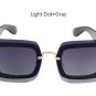 TSHING Brand Designer New Oversized Rimless Square Sunglasses Fashion Women Big Size Sun Glasses For