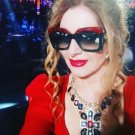 2018 New Fashion Oversized Red Green Women Sunglasses Luxury Italy Brand Square Sun Glasses For Fema