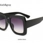 2018 New Fashion Oversized Red Green Women Sunglasses Luxury Italy Brand Square Sun Glasses For Fema