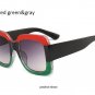2018 New Fashion Oversized Red Green Women Sunglasses Luxury Italy Brand Square Sun Glasses For Fema