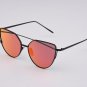RunBird 2017 New Women Fahion Luxury Flat Top Cat Eye Sunglasses Women Twin Beam Sun Glasses Double-