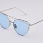 RunBird 2017 New Women Fahion Luxury Flat Top Cat Eye Sunglasses Women Twin Beam Sun Glasses Double-