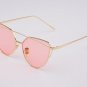 RunBird 2017 New Women Fahion Luxury Flat Top Cat Eye Sunglasses Women Twin Beam Sun Glasses Double-