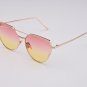 RunBird 2017 New Women Fahion Luxury Flat Top Cat Eye Sunglasses Women Twin Beam Sun Glasses Double-