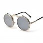 VINTAGE women STEAMPUNK SUNGLASSES round female steam punk OCULOS de sol ladies Men Retro SUN GLASSE