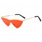 ROYAL GIRL Fashion Cat Eye Sunglasses for Women Metal Small Triangle Frame Shades UV400 SS680
