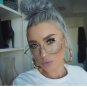 Clear Glasses Myopia Glasses Round Big Frame Transparent Women Men Clear Lens Optical Clear Aviator