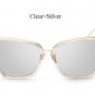 Oversized Sunglasses Women Fashion Cat Eye Sunglasses Vintage Brand Designer Hipster Cateye Sun Glas