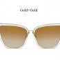 Oversized Sunglasses Women Fashion Cat Eye Sunglasses Vintage Brand Designer Hipster Cateye Sun Glas
